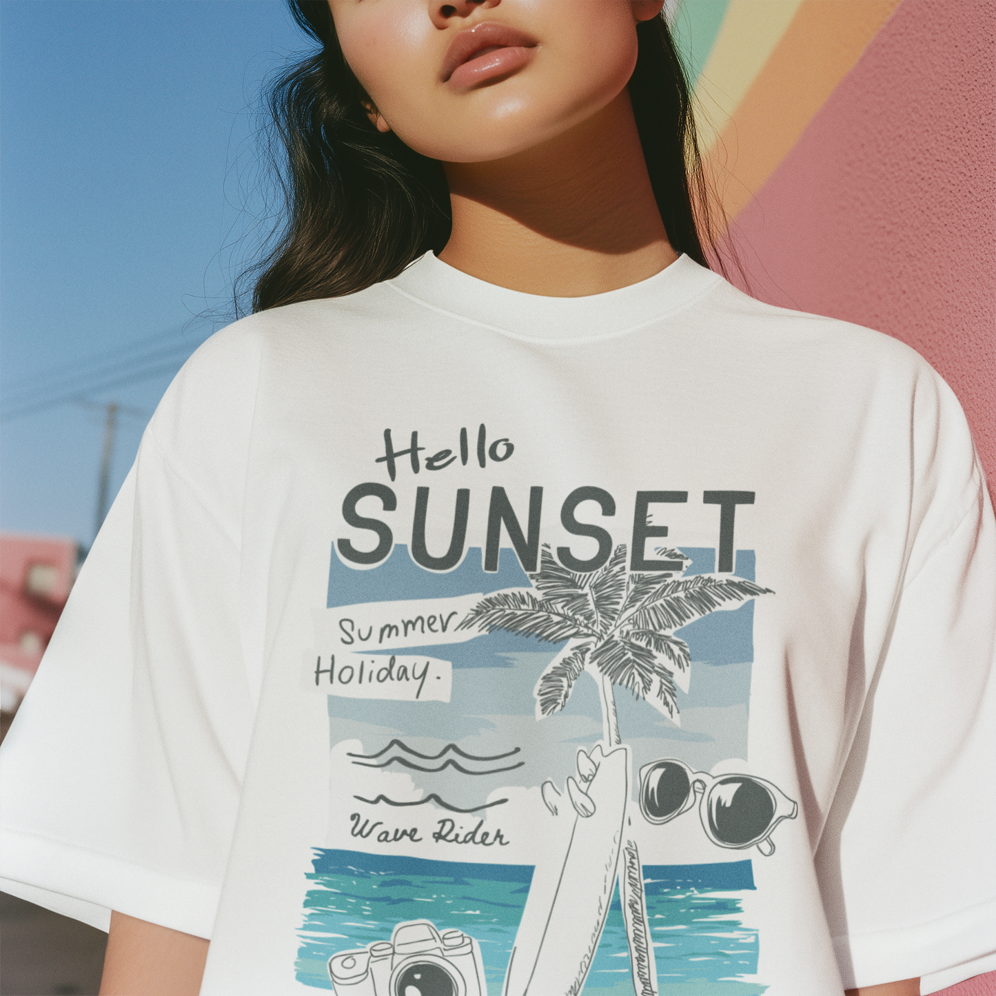 Sunset Beach Vibes Tee