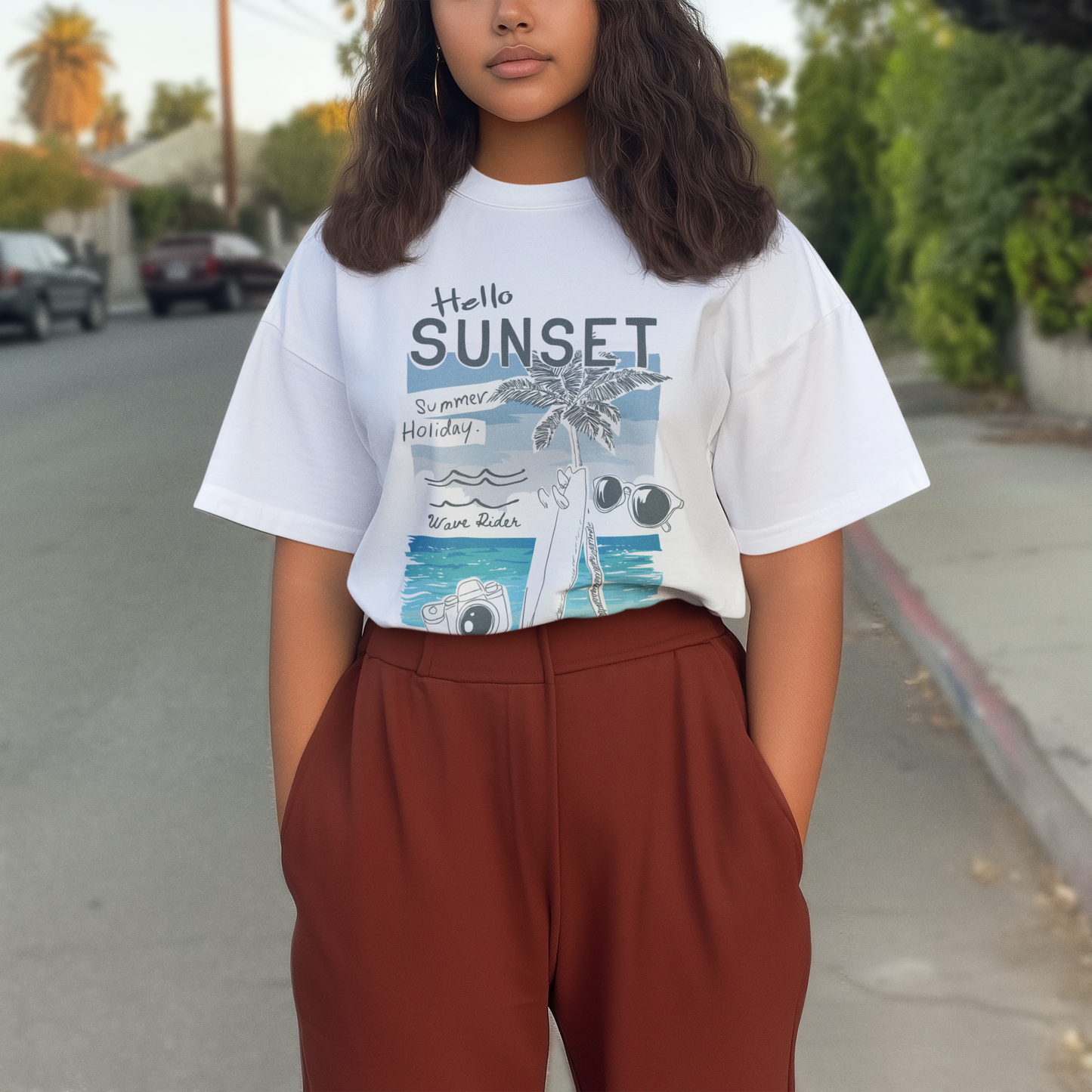 Sunset Beach Vibes Tee