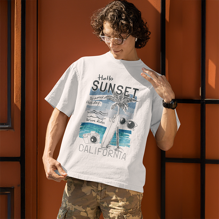 Sunset Beach Vibes Tee